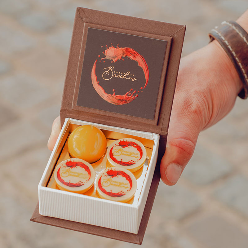 Vin blanc pétillant - Chocolat Blanc – Image 2